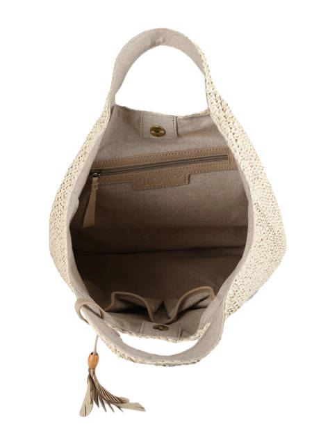 Sac PortÃ© Main Epis Paille Woomen Beige epis WEPIS02 vue secondaire 4