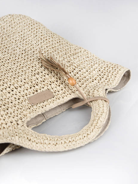 Sac PortÃ© Main Epis Paille Woomen Beige epis WEPIS02 vue secondaire 2
