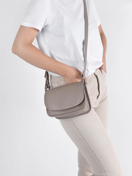Longchamp Le foulonné Sacs porté travers Gris