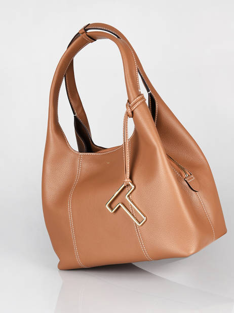 Sac PortÃ© Ã©paule Juliette Cuir Le tanneur Marron juliette TJET1060 vue secondaire 2