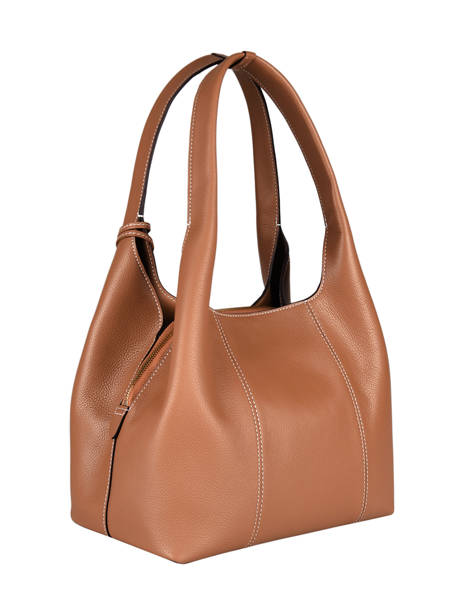 Sac PortÃ© Ã©paule Juliette Cuir Le tanneur Marron juliette TJET1060 vue secondaire 4