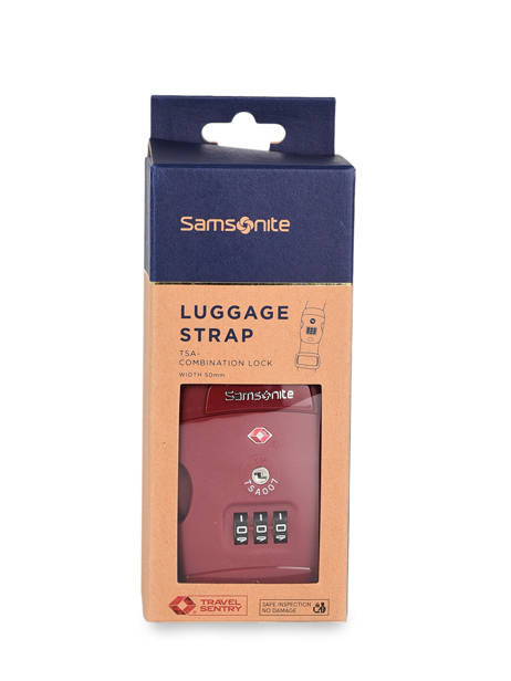 Sangle Ã  Bagage Samsonite Rouge global ta C01057 vue secondaire 1