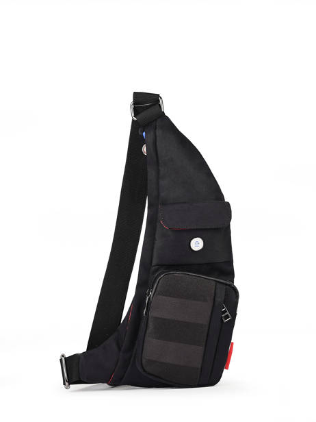 Sac BandouliÃ¨re Serge blanco Noir basik BSK11006