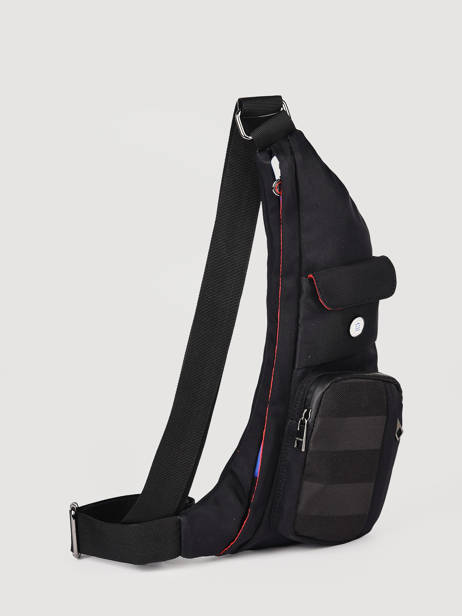 Sac BandouliÃ¨re Serge blanco Noir basik BSK11006 vue secondaire 2