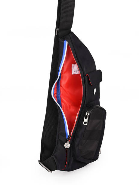Sac BandouliÃ¨re Serge blanco Noir basik BSK11006 vue secondaire 3