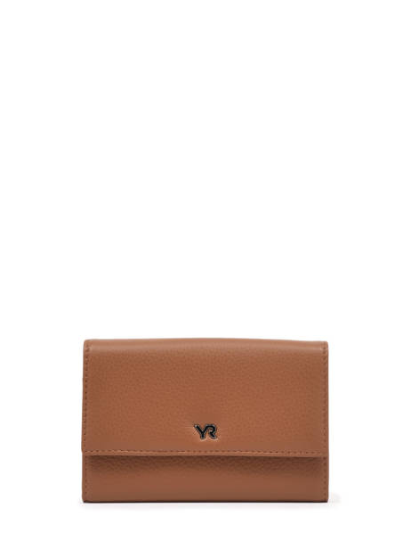 Portefeuille FoulonnÃ© Cuir  Yves renard Marron foulonne 29491
