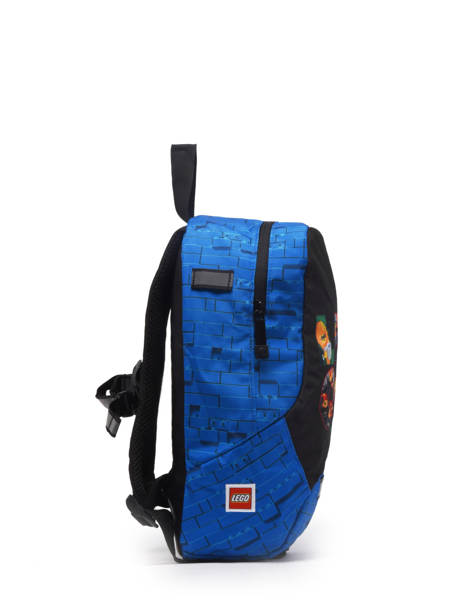 Sac Ã  Dos 1 Compartiment Lego Bleu city police adventure 25 vue secondaire 2