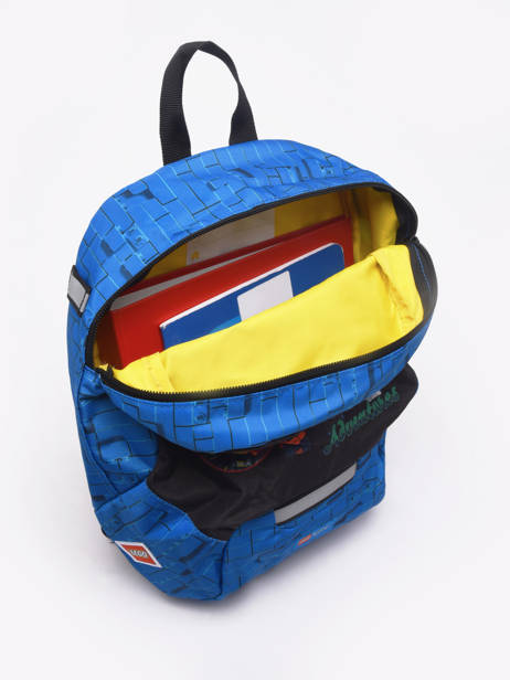 Sac Ã  Dos 1 Compartiment Lego Bleu city police adventure 25 vue secondaire 3