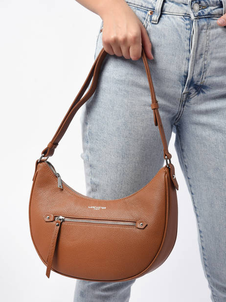 Sac Bandoulière Firenze Cuir Lancaster Beige firenze 2 vue secondaire 1
