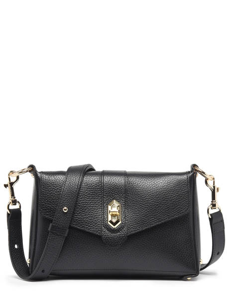 Sac BandouliÃ¨re Foulonne Double Cuir Foulonne Double Cuir Lancaster Noir foulonne double 53