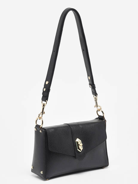 Sac BandouliÃ¨re Foulonne Double Cuir Foulonne Double Cuir Lancaster Noir foulonne double 53 vue secondaire 2