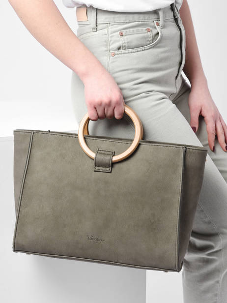 Sac PortÃ© Main Acacia Woomen Vert acacia WACAC5D vue secondaire 1
