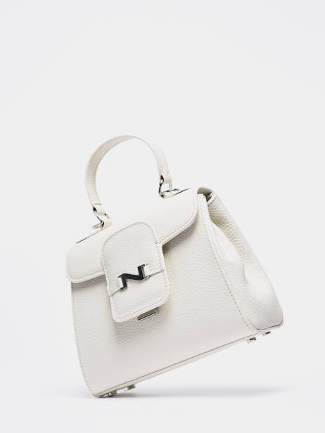 Sac BandouliÃ¨re Mini Duras Cuir Nathan baume Beige ines 4 vue secondaire 2