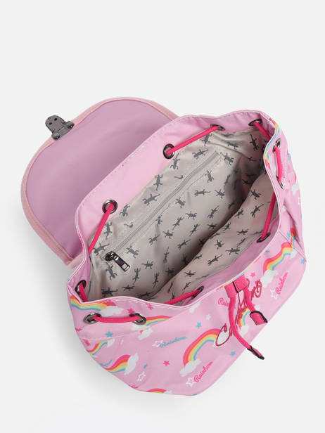 Sac Ã  Dos RÃ©tro 1 Compartiment Cameleon Rose retro 620 vue secondaire 5