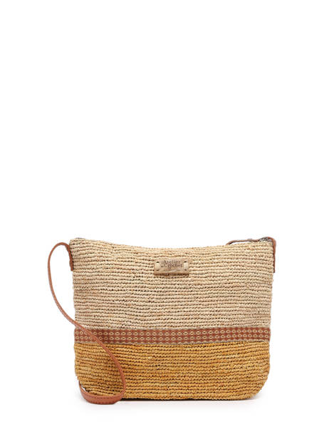 Sac BandouliÃ¨re L'atelier Du Crochet Le voyage en panier Jaune l'atelier du crochet AM730