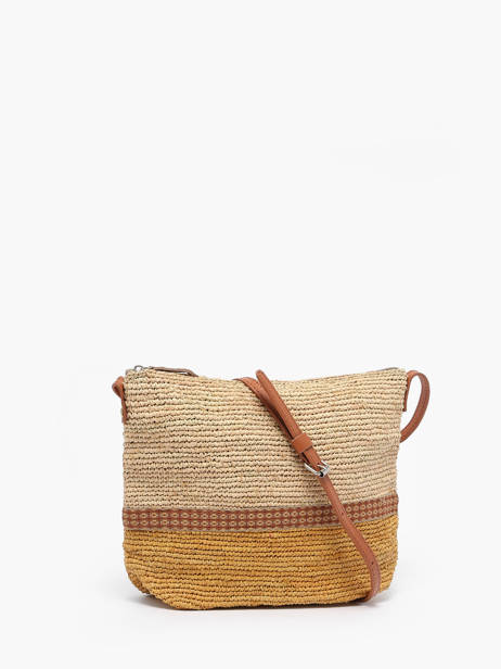 Sac BandouliÃ¨re L'atelier Du Crochet Le voyage en panier Jaune l'atelier du crochet AM730 vue secondaire 4