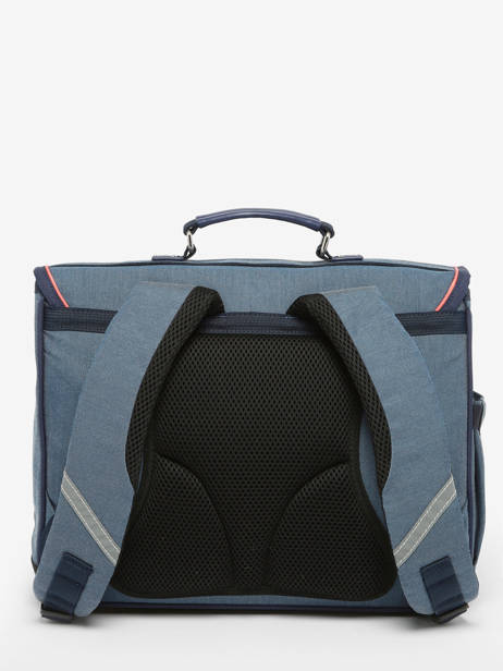 Cartable 2 Compartiments Caramel et cie Bleu fier GA vue secondaire 4