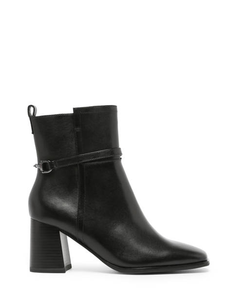 Bottines Ã  Talon En Cuir Tamaris Noir women 41