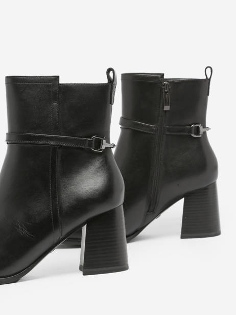 Bottines Ã  Talon En Cuir Tamaris Noir women 41 vue secondaire 1