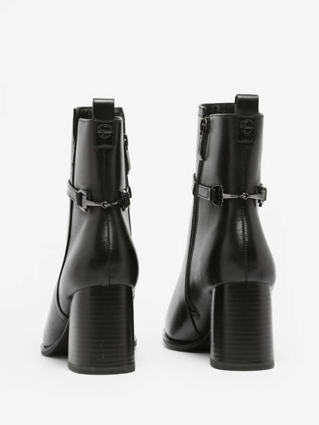 Bottines Ã  Talon En Cuir Tamaris Noir women 41 vue secondaire 2