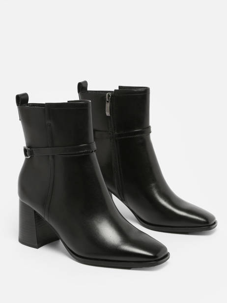 Bottines Ã  Talon En Cuir Tamaris Noir women 41 vue secondaire 3